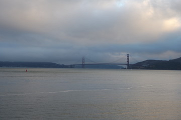 La bahia de San Francisco y el Golden Gate Bridge