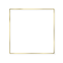 Golden shining frame.