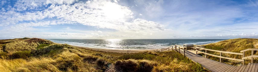 Deurstickers Wenningstedt, strand, Sylt, Noordzee, Duitsland © Sina Ettmer