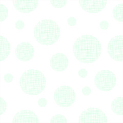 Fabric textured monochrome green circles, bright surface pattern design great for fabric, wrapping projects, dots template