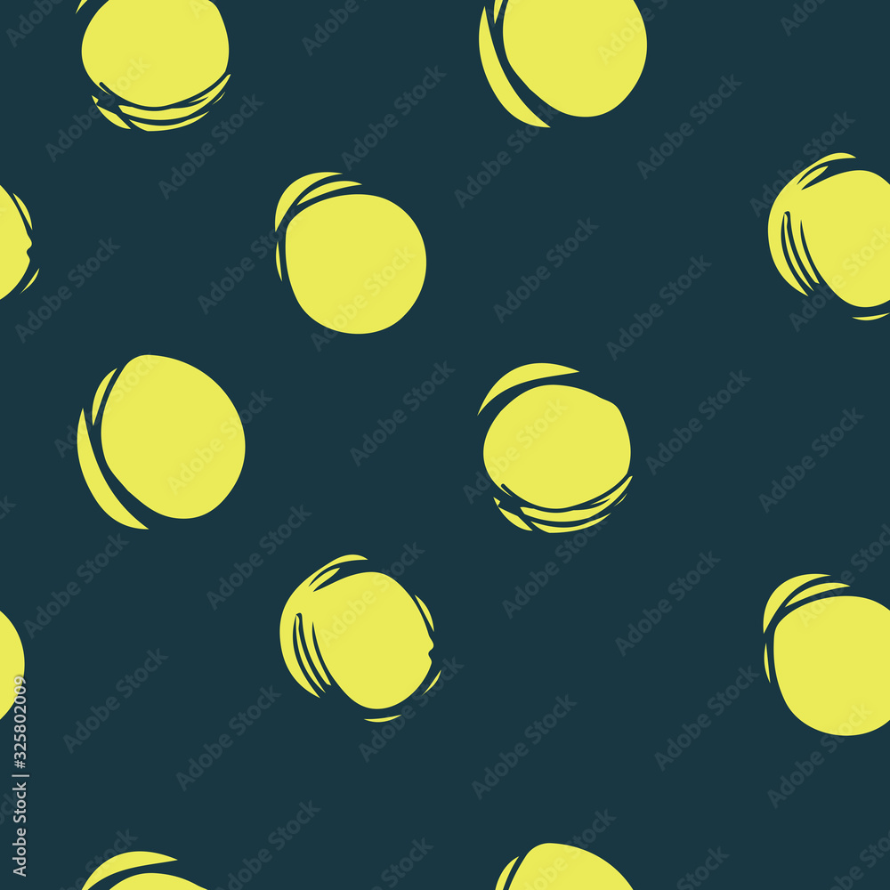 Poster an abstract seamless pattern consisting of circles drawn by hand. circles drawn in the style of a sk