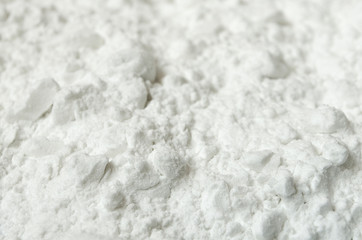 Fototapeta na wymiar Powder starch powder texture. Starch powder close-up. Tapioca powder texture.