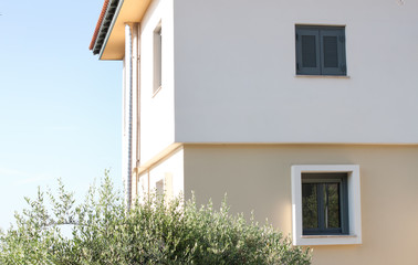 Banner summer, beachhouse by the sea