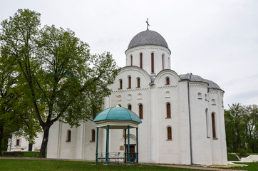 Fototapeta na wymiar View of Cathedral of St. Boris and St. Gleb in Chernihiv, Ukraine