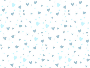 Seamless psttern heart vector illustration