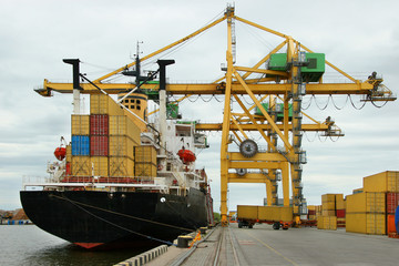 Stevedoring of container terminal