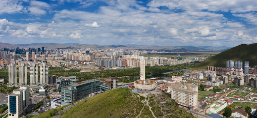 Panorama view of Ulaanbaatar Mongolia