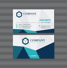 Poligon Triangle Corporate Business Card