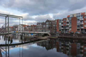 Rotterdam historical buildings and cityscape