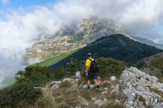 italy, Campania , Agerola., il sentiero dei tre Calli, path of the Gods