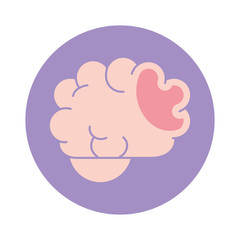 Isolated brain icon vector design