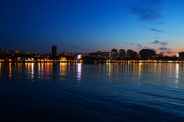  sea coast with reflection