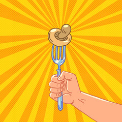 mushrooms food snack
