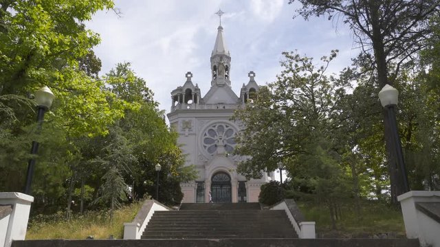 Parque de La Salette Park in Oliveira de Azemeis, Portugal
