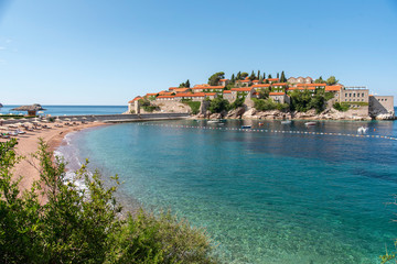 View Of Sveti Stefan Sea Islet (Montenegro)