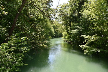 Isar naturlicher Flusslauf
