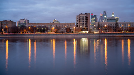 Fototapeta na wymiar Moscow river view