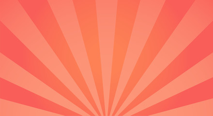 Sunburst light background with sun red ray.
