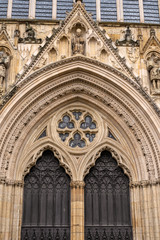 Fototapeta na wymiar Doors of York Minster.