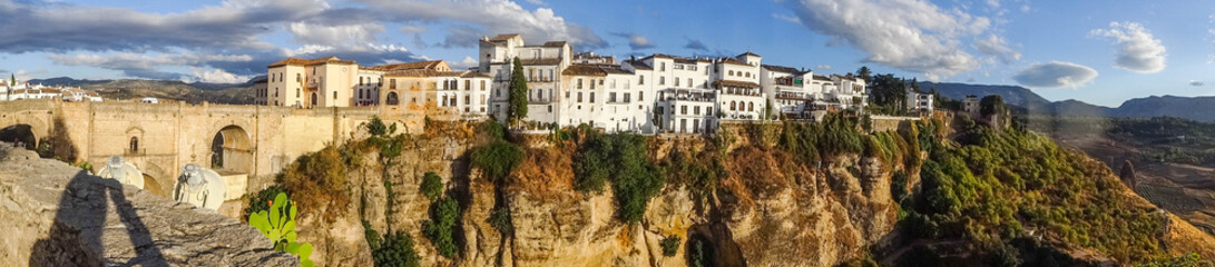 Fototapeta na wymiar Ronda Spanien Altstadt und Sehenswürdigkeiten