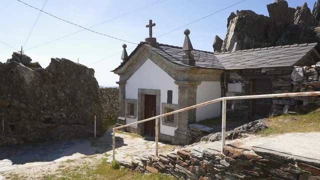 Sao Macario Sanctuary in Arouca Serra da Freita, Portugal