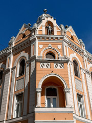 Fototapeta na wymiar Building in old town of Novi Sad, Serbia.