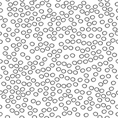 Abstract nordic trendy pattern with dots, circle, spot for decoration interior, print posters, greeting card, business banner, wrapping in modern scandinavian style in vector. Doodle style