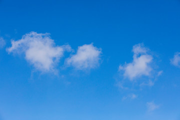 Fototapeta na wymiar clouds in a blue sky