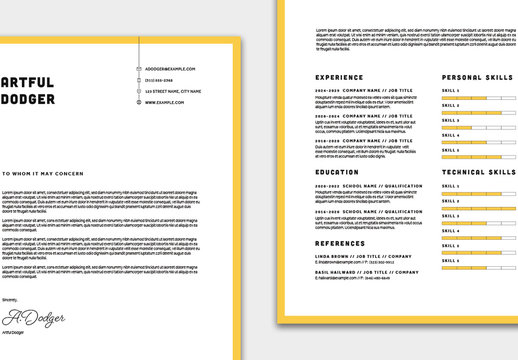 Simple Resume Layout