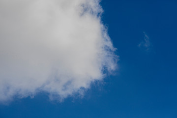 Fototapeta na wymiar clouds in a blue sky