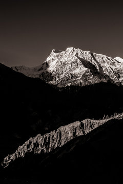 Annapurna III in all of its morning glory