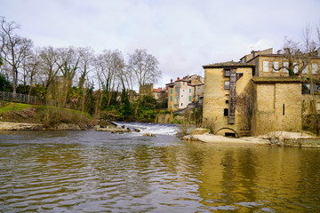 Mont-de-Marsan river in south-western France Landes prefecture in the Nouvelle-Aquitaine region