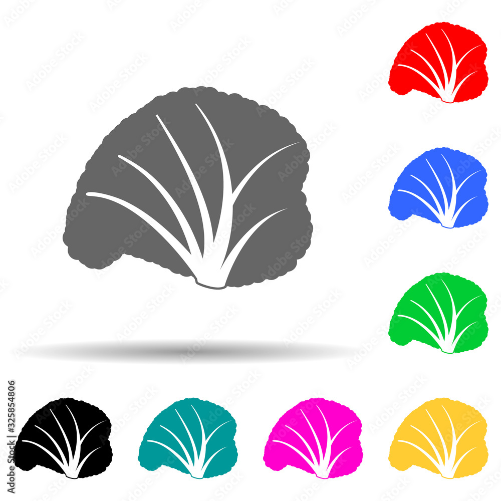 Poster strawberry tree multi color style icon. simple glyph, flat vector of plants icons for ui and ux, web
