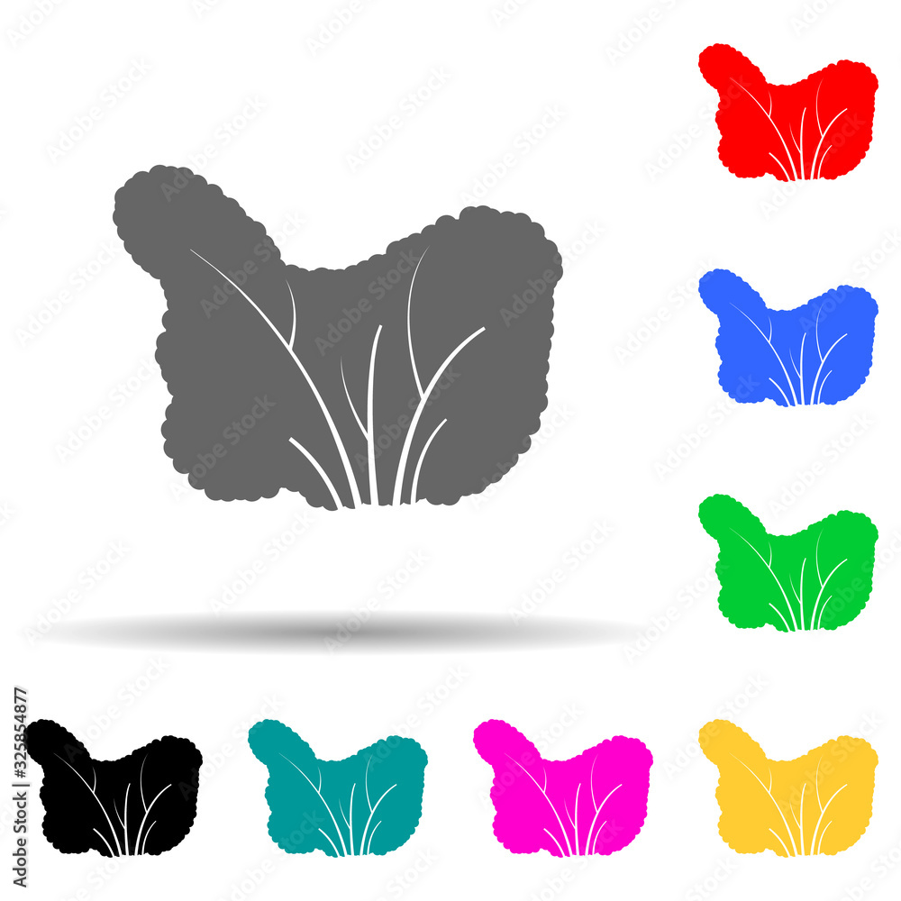 Aufkleber blueberry tree multi color style icon. simple glyph, flat vector of plants icons for ui and ux, webs
