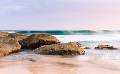 Tamarama Beach at sunset, Sydney Australia