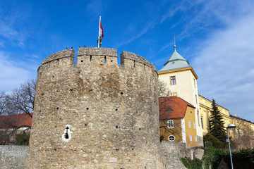 The Barbican bastion in Pecs, Hungary.