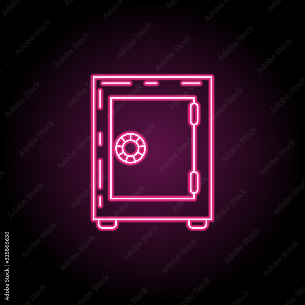 Poster safe icon. simple thin line, outline vector of banking icons for ui and ux, website or mobile applic