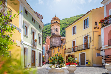 Colorful village in Italy, Maratea, Basilicata