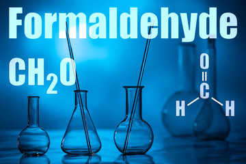 A scientist conducts an experiment in chemistry. Chemical test Chemical laboratory. Scientific...