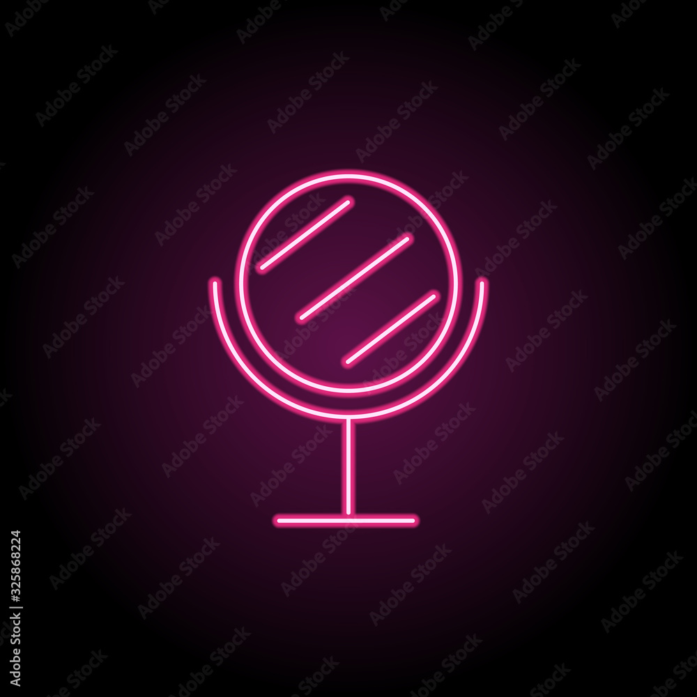 Aufkleber mirror icon. simple thin line, outline vector of bathroom icons for ui and ux, website or mobile app