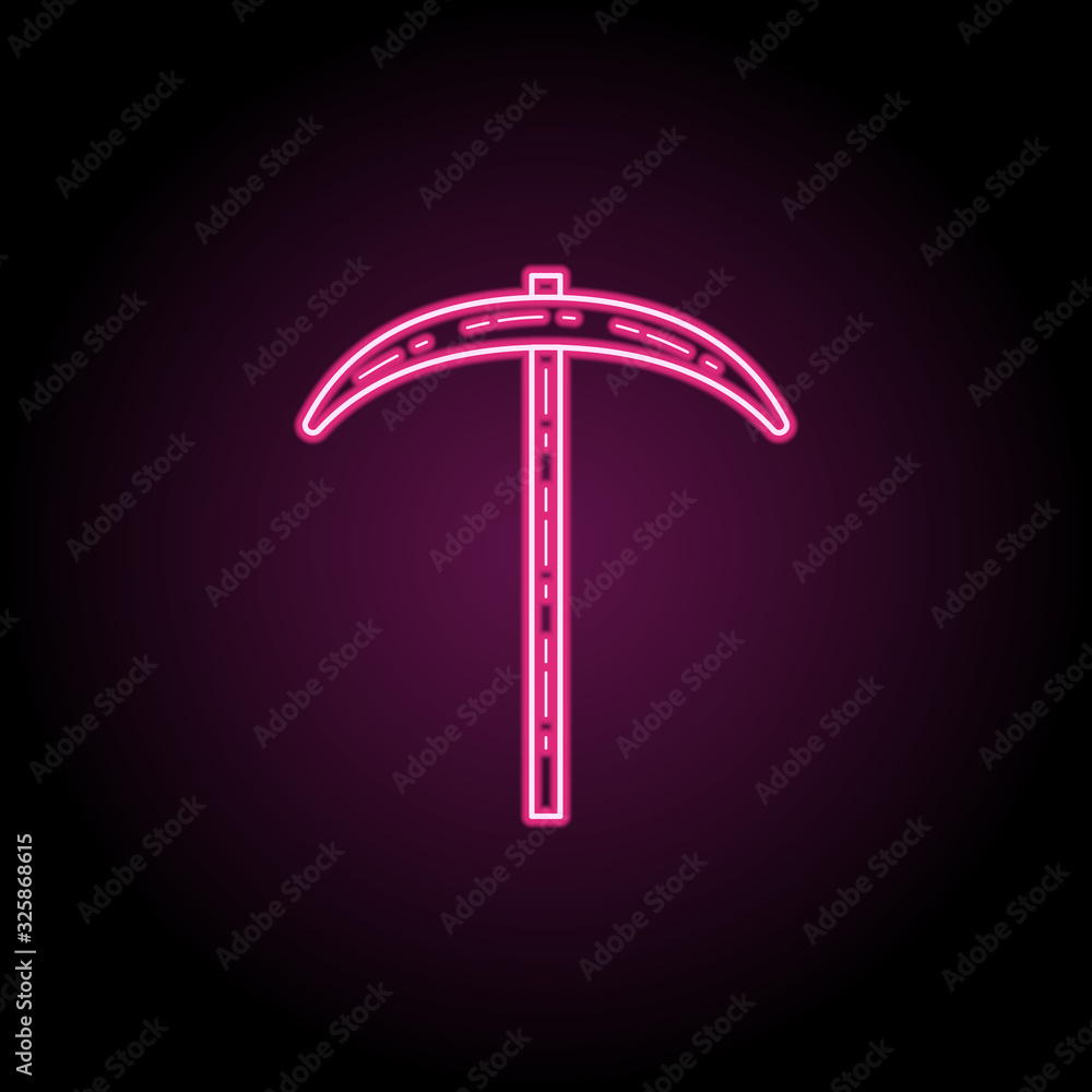 Aufkleber pick icon. simple thin line, outline vector of camping icons for ui and ux, website or mobile applic