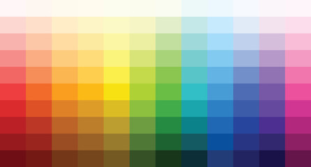 colour set palette vector illustration