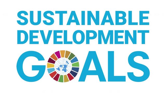 UN Global Sustainable Development Goals animation, SDG, alpha channel, 4K 60 fps