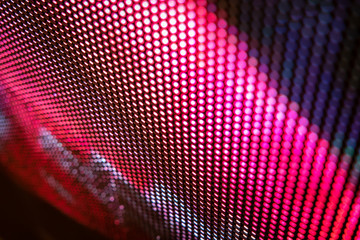 CloseUp LED blurred screen. LED soft focus background. abstract background ideal for design.