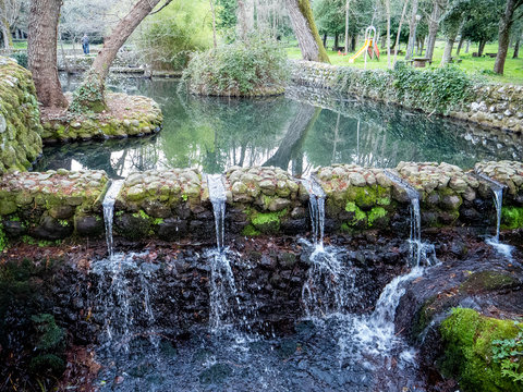 the seven fountains of sei fuentes in san leonardo sardinia