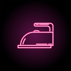 Iron icon. Simple thin line, outline vector of household icons for ui and ux, website or mobile application