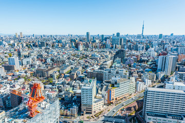 Obraz premium 東京の都市風景