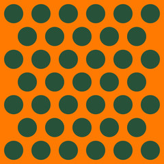 St. Patricks day pattern polka dots