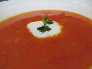 Delicious tomato soup