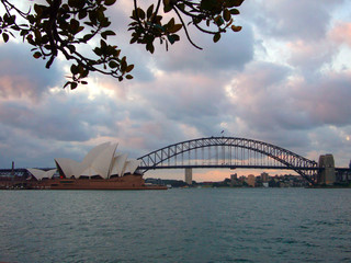 Sydney, Opera House and Harbour Bridge, Australia 